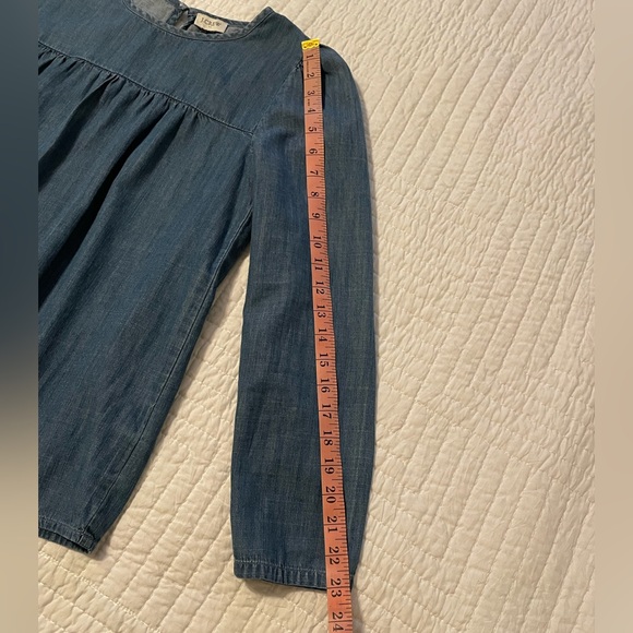 J. Crew chambray babydoll top - Picture 5 of 6